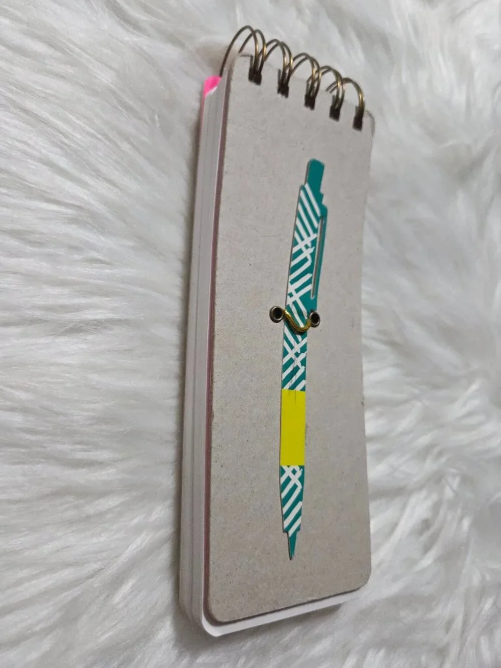Mara Mi Pen Design Narrow Notebook